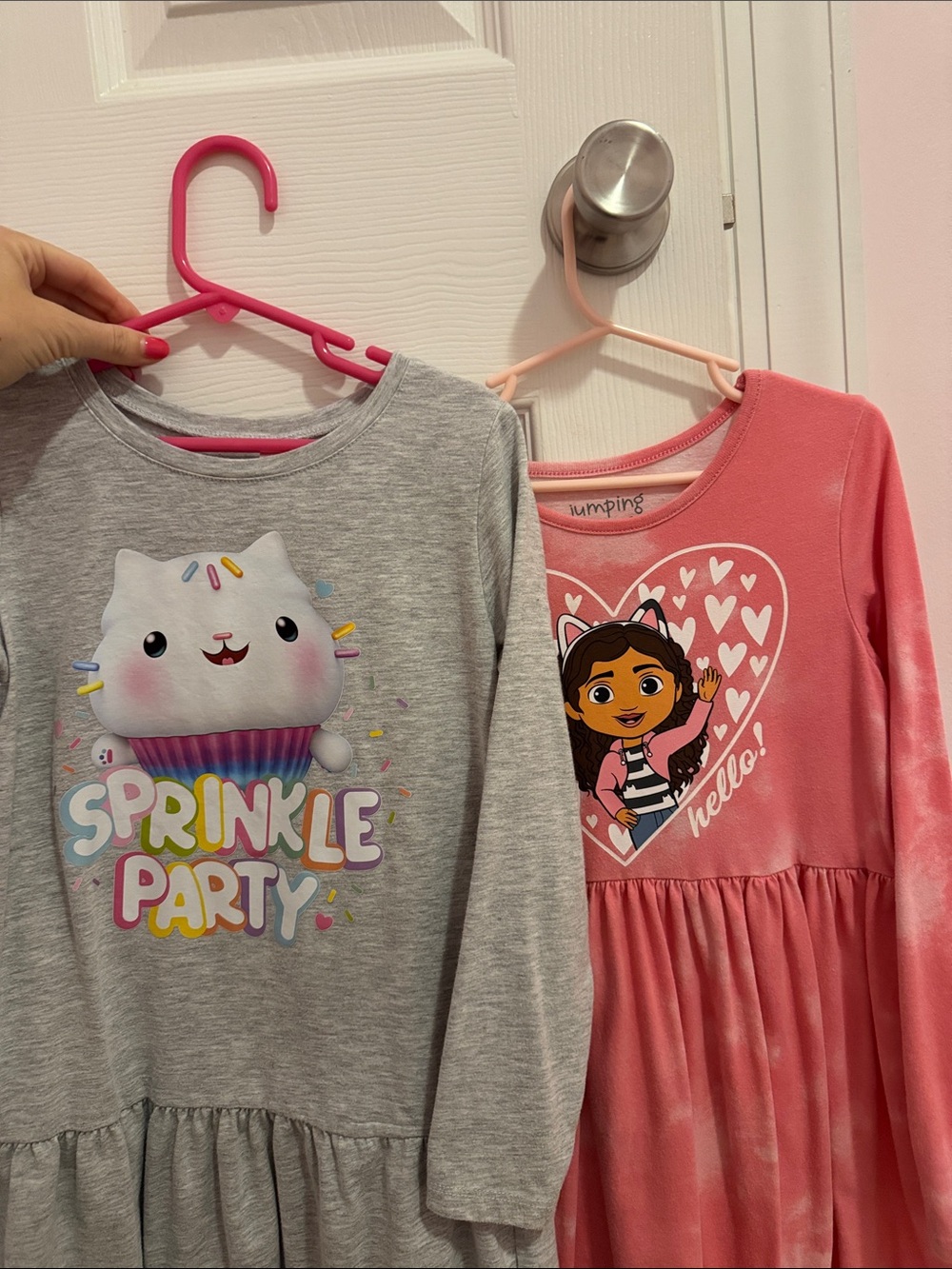 2 pack Gabby’s Dollhouse H&M / jumping beans dresses size 7